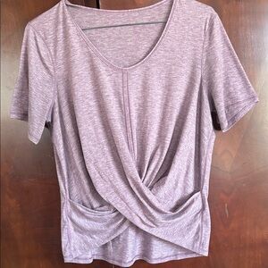 Lululemon Women's Purple Twist Front Top medium